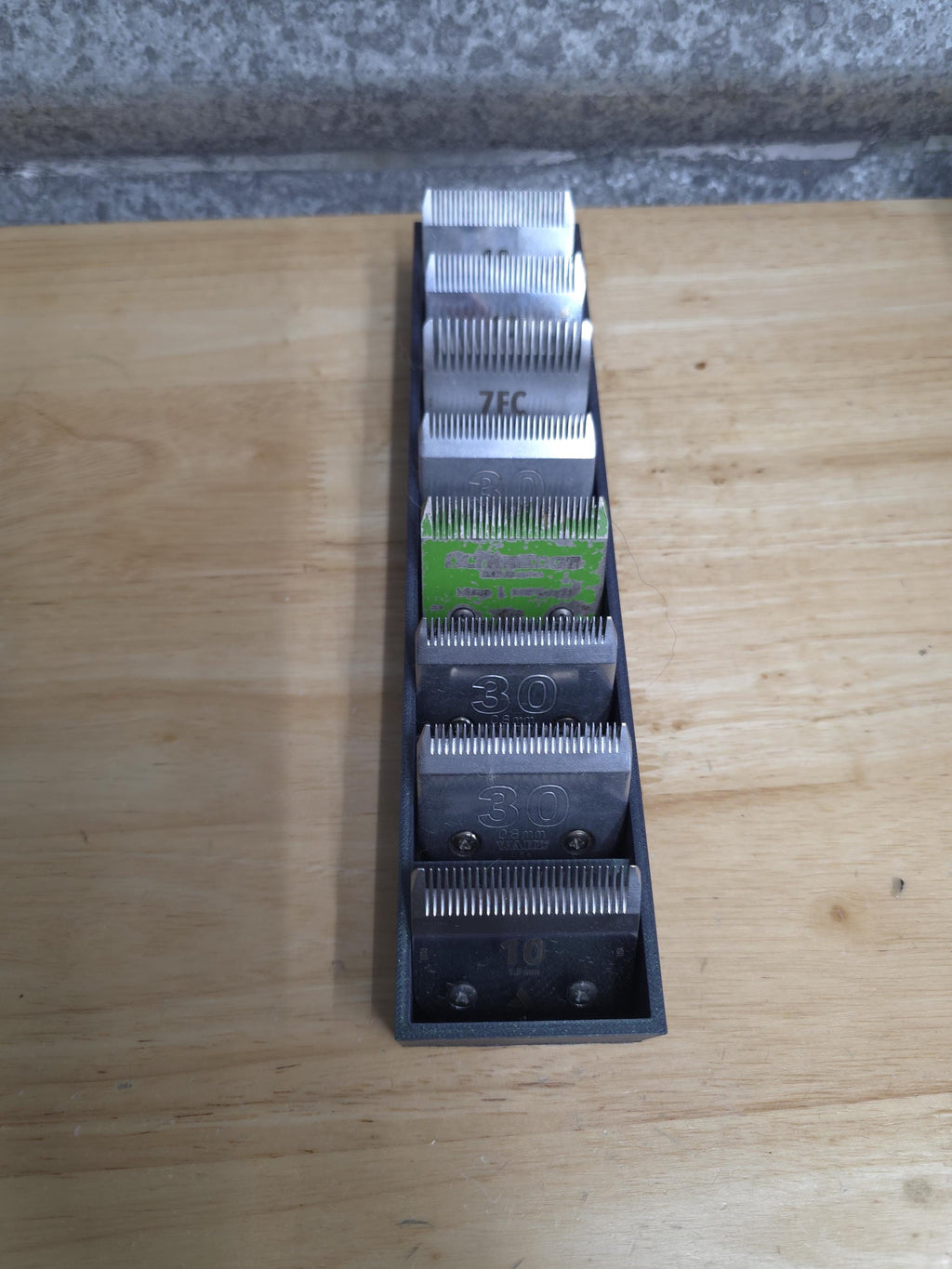 Grooming Clipper Blade Organizer