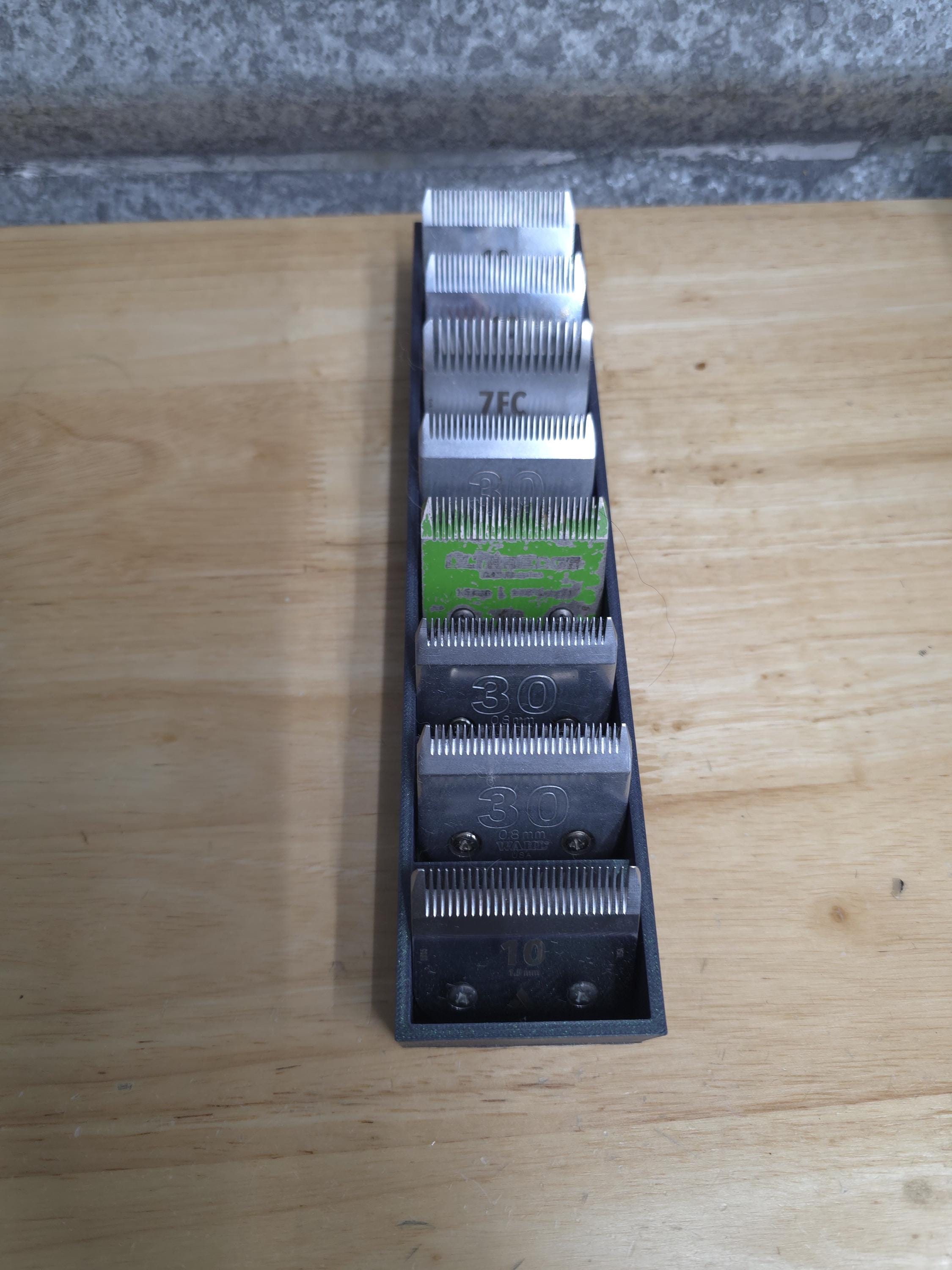 Grooming Clipper Blade Organizer
