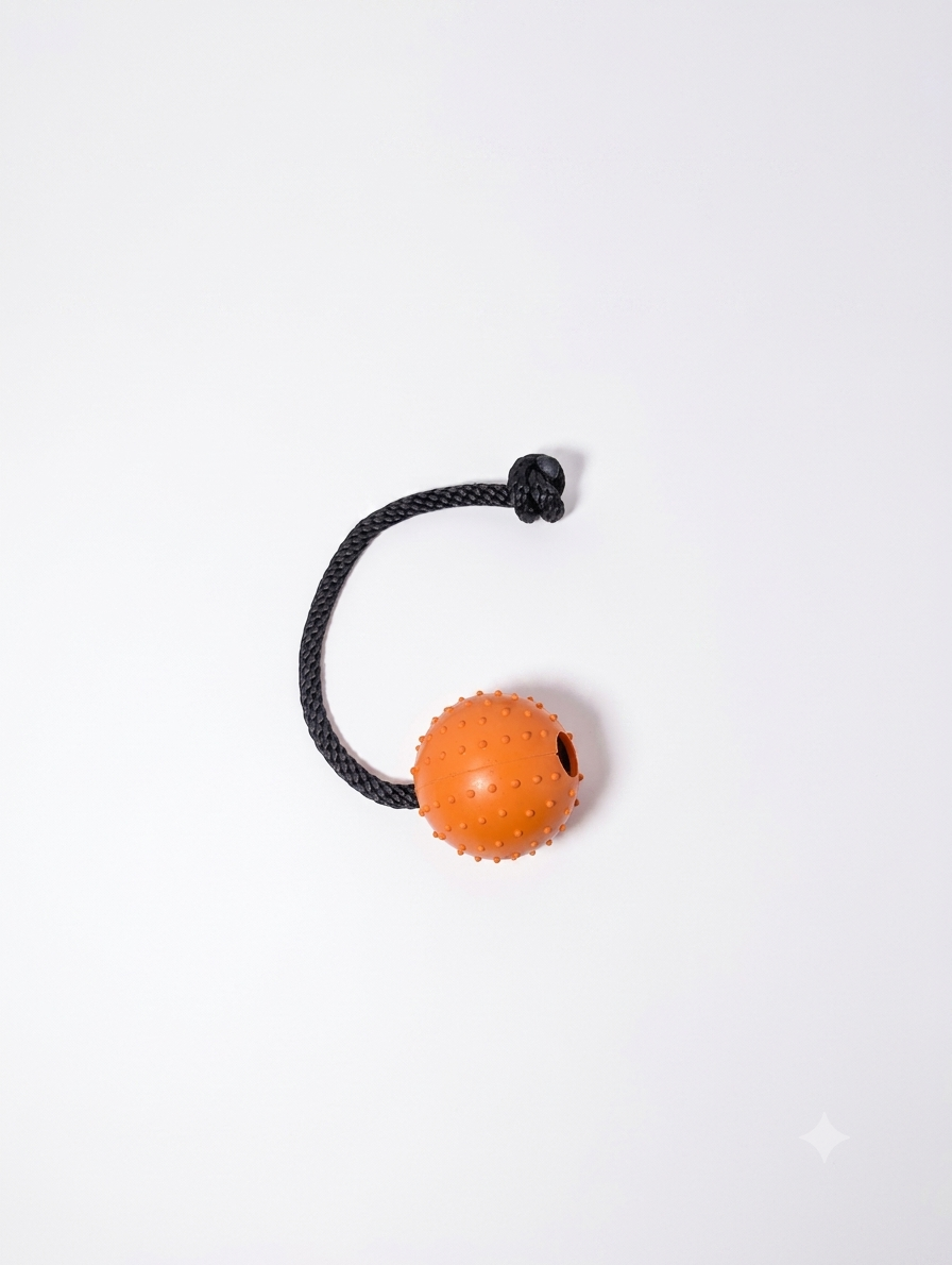 Horton's Quality K9 Ball on a Rope 2 5/8″