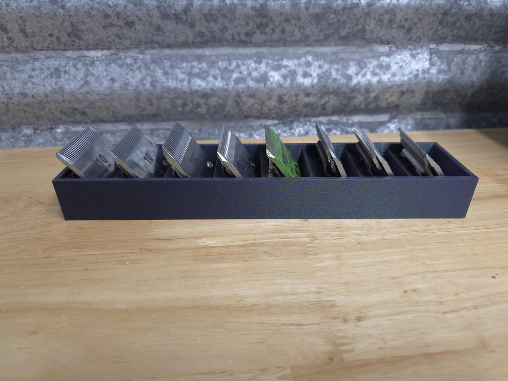 Grooming Clipper Blade Organizer