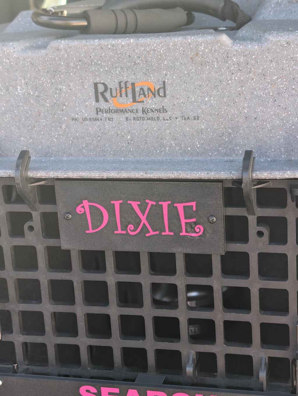 Ruffland Kennel Name Plate